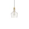 Auburn Bell Shaped Glass Pendant