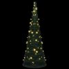 Pop-up String Artificial Christmas Tree with LED Green 6 ft