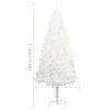 Artificial Christmas Tree Lifelike Needles White 6 ft