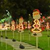 Christmas Santa Solar Light Stake