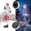 Christmas Santa Solar Light Stake