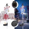 Christmas Snowman Solar Light Stake model TG4650