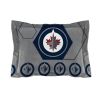 Winnipeg Jets OFFICIAL NHL "Hexagon" Twin Comforter & Sham Set; 64" x 86"