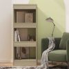 Book Cabinet/Room Divider Sonoma Oak 15.7"x11.8"x40.6" Engineered Wood