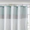 Shawnee Printed and Embroidered Shower Curtain