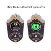 Halloween One-eyed Doorbell Decoration Ghost Festival Toy Bar Haunted House Horror Glow Pendant Tricky Door Hanging