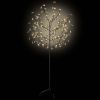 Christmas Tree 120 LEDs Warm White Light Cherry Blossom 5 ft