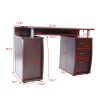 15mm MDF Portable 1pc Door Computer Desk with 3pcs Drawers  XH