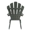 Outdoor or indoor Wood Adirondack chair; walnut