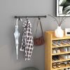 Black Shower Curtain Hook, Zinc Alloy Square ,Set of 12