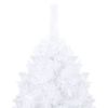 Artificial Christmas Tree with Thick Branches White 5 ft PVC