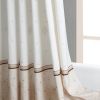 Muwago Luxurious Lattice Print Vintage Classic Shower Curtain Elegant Thick Waterproof Light Brown Marble Pattern Bath Cover