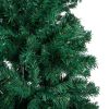 Artificial Christmas Tree with Thick Branches Green 8 ft PVC