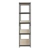 Muscle Rack 48"W x 18"D x 72"H 5-Shelf Steel Freestanding Shelves, Silver