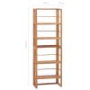 Shelving Unit 23.6"x11.8"x70.9" Solid Teak Wood