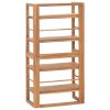 Shelving Unit 23.6"x11.8"x47.2" Solid Teak Wood