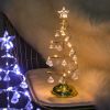 Christmas Lights Crystal Christmas Tree Lights Copper Wire Night Lights