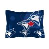 Blue Jays OFFICIAL MLB "Hexagon" Full/Queen Comforter & Shams Set; 86" x 86"