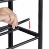 YSSOA 5-Tier Stackable Shoe Rack; 15-Pairs Sturdy Shoe Shelf Storage ; Black Shoe Tower for Bedroom; Entryway; Hallway; and Closet