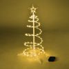 2FT Lighted Spiral Christmas Trees/WARM