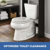 23" W Bathroom Space Saver, 3 Shelves, Mainstays over the Toilet Cabinet