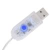 Christmas Icicle Lights 40 pcs Cold White Acrylic Remote Control