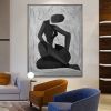 Handmade Oil Painting Large Abstract Canvas Art Living Room Painting Oversized Canvas Art Modern Abstract Painting Original Black Painting Abstract