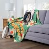 Disney / Bambi 80th Celebration, Flower Power, Silk Touch Throw Blanket, 50"x60"