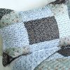 [Simple life] Cotton 3PC Vermicelli-Quilted Patchwork Quilt Set (Full/Queen Size)