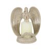 Resin angel candlestick sculpture