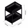 Double layer pull-out sink lower storage rack Kitchen counter lower storage cabinet Bathroom cabinet lower storage cabinet rack Sliding basket storage