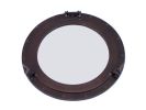 Bronze Deluxe Class Decorative Ship Porthole Mirror 17""