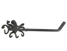 Cast Iron Octopus Toilet Paper Holder 11""