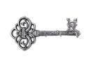 Rustic Silver Cast Iron Vintage Key Wall Mounted Key Hooks 11""