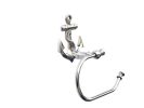 Chrome Anchor Toilet Paper Holder 10""