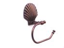 Antique Copper Seashell Toilet Paper Holder 10""