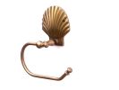 Antique Brass Seashell Toilet Paper Holder 10""