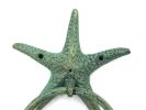 Antique Bronze Cast Iron Starfish Towel Holder 8.5""