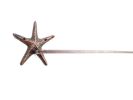 Rustic Copper Cast Iron Starfish Bath Towel Holder 28""