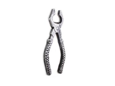 Rustic Silver Cast Iron Pliers Bottle Opener 6""