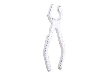 Whitewashed Cast Iron Pliers Bottle Opener 6""