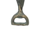 Antique Seaworn Bronze Cast Iron Whale Bottle Opener 7""