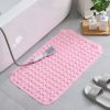 Bath Tub Shower Mat Non-Slip and Extra Large, Bathtub Mat with Suction Cups, Machine Washable Bathroom Mats with Drain Holes