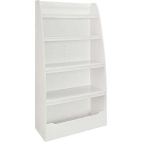 children's 4 tier bookshelf (Color: White)