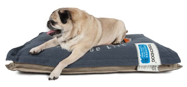 Touchdog Sporty Shock-Stitched Reversible Rectangular Thick Dog Mat (size: X-Large)