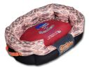 Touchdog 70's Vintage-Tribal Throwback Diamond Patterned Ultra-Plush Rectangular Rounded Dog Bed