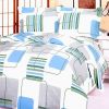 Blancho Bedding - [Blue Fantasy] 100% Cotton 7PC Bed In A Bag (Queen Size)