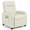 Ergonomic PU Leather Kids Recliner Lounge Sofa for 3-12 Age Group