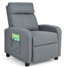 Ergonomic PU Leather Kids Recliner Lounge Sofa for 3-12 Age Group