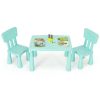 3 Pieces Multi Activity Kids Play Table and Chair Set